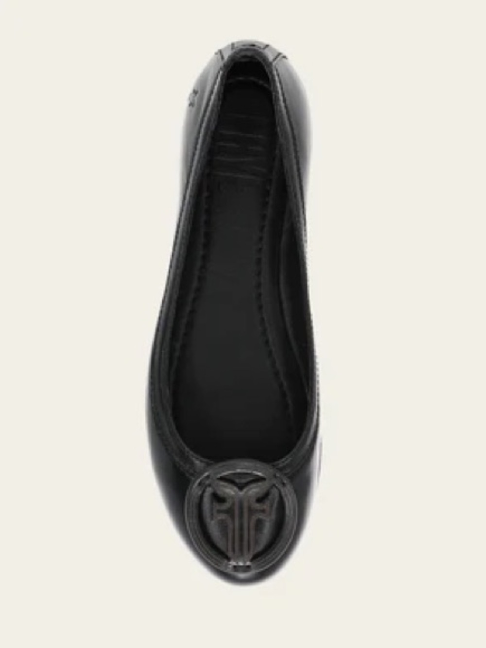NWT FRYE CARSON LOGO BALLET FLAT